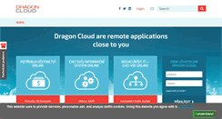 Desktop Screenshot of dragon-cloud.cz